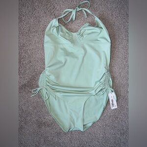Eres Elegant Mint Green One Piece Swimsuit